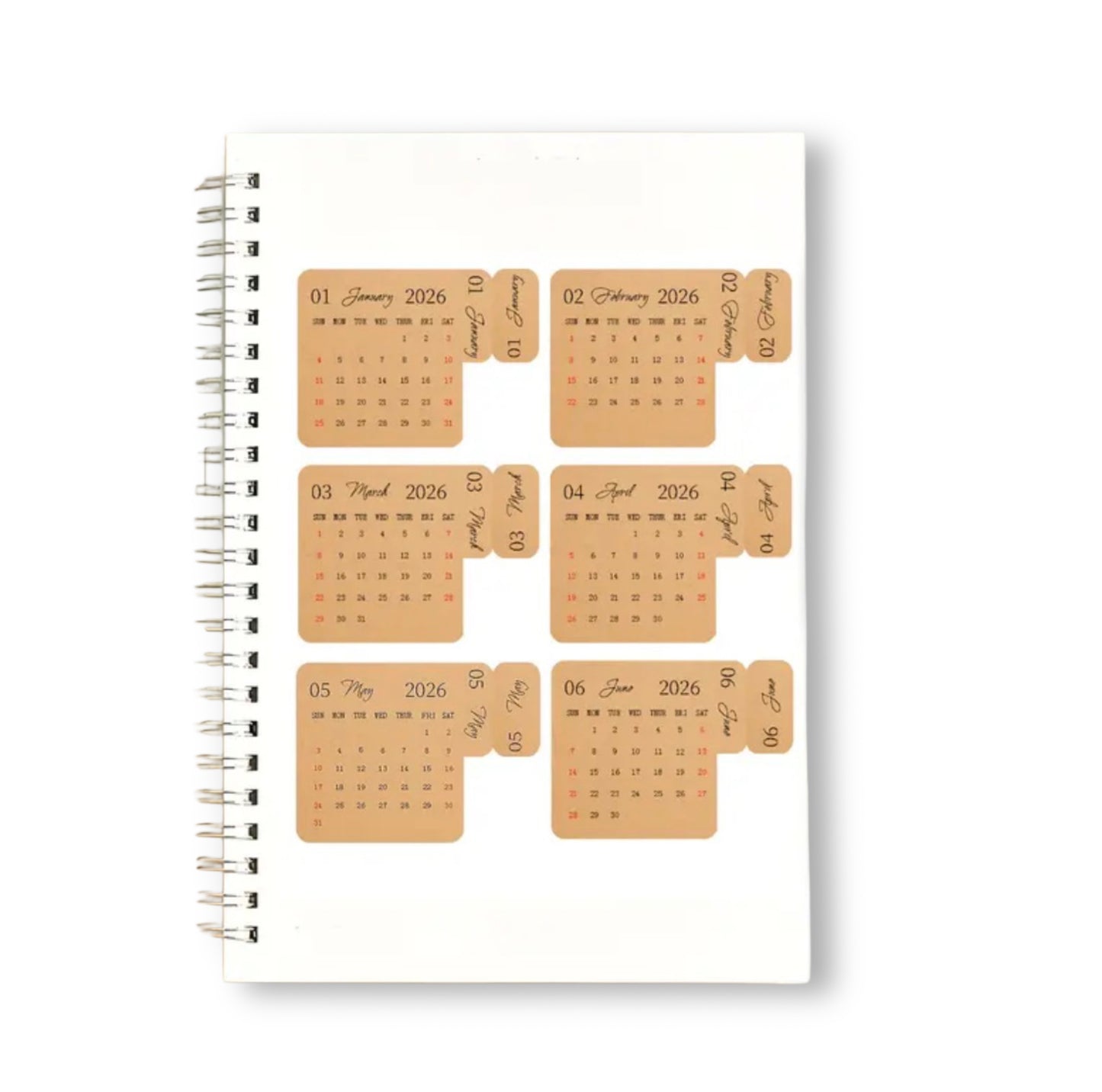 Calendar Monthly Stickers