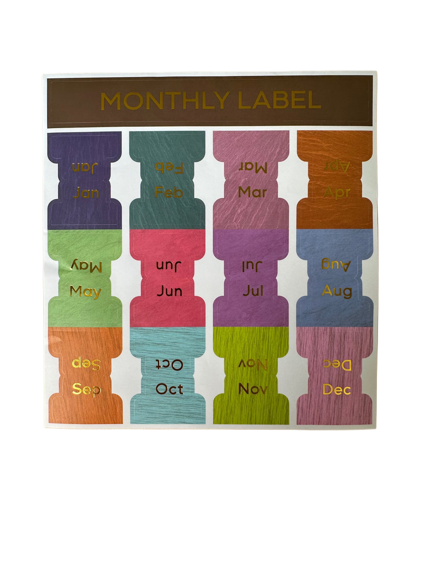 Calendar Monthly Stickers