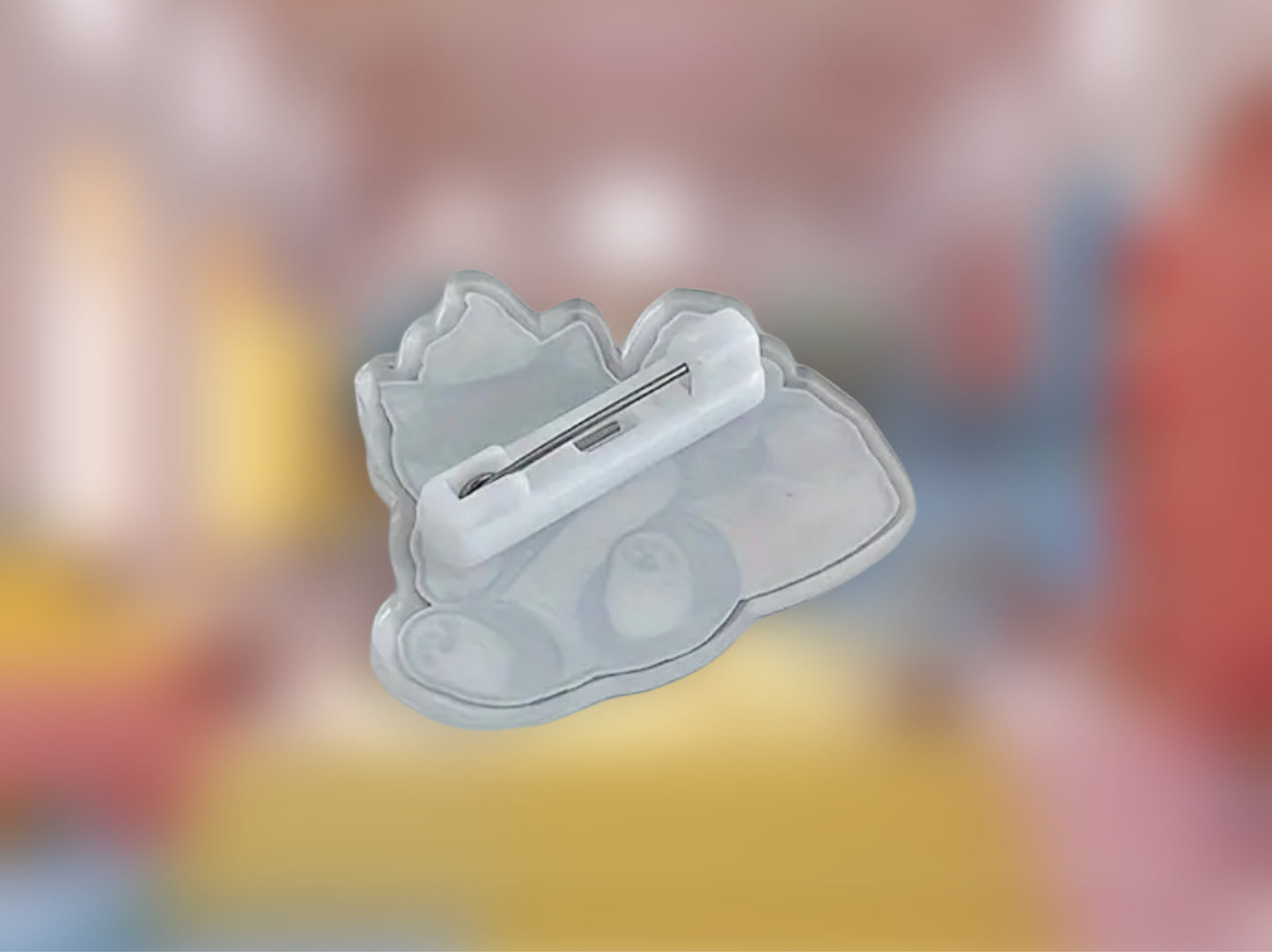 Cute Mini Book Themed Plastic Brooch Pins