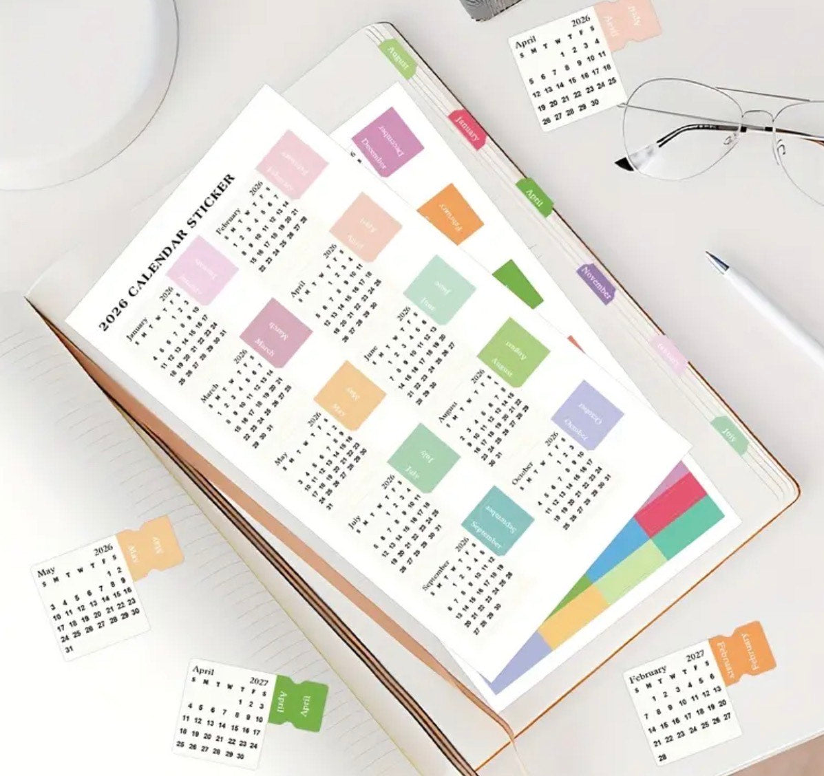 Calendar Monthly Stickers